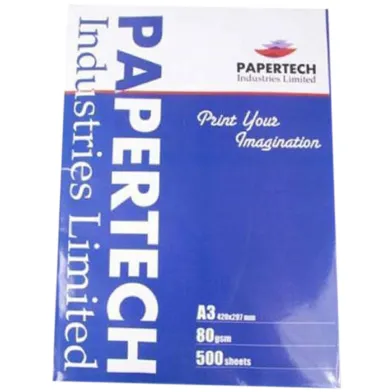 Papertech A3 Offset Paper 80GSM 500 Sheets - PT0004
