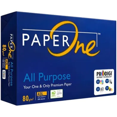 Paper One A3 All Purpose Paper 80 GSM - 500 Sheets